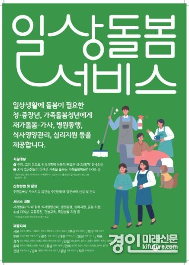 남양주시, ‘일상돌봄서비스’ 안내문. <사진=남양주시>