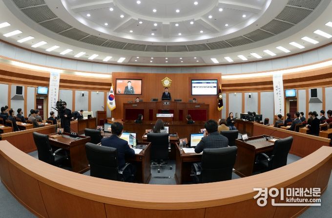 오산시의회 제283회 임시회 모습. <사진=오산시의회>