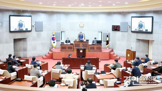 시흥시의회 본회의 모습. <사진=시흥시의회>