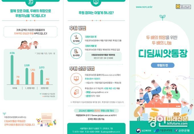 양평군, 저소득 아동 지원 계좌 ‘디딤씨앗통장’ 안내문. <사진=양평군>