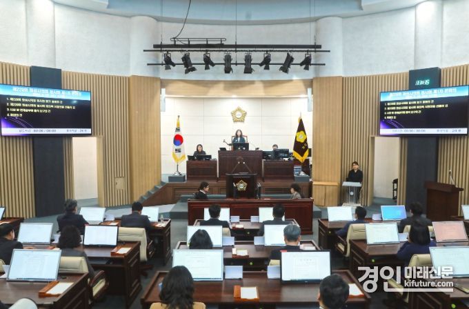 제229회 임시회 제1차 본회의 모습. <사진=화성시의회>