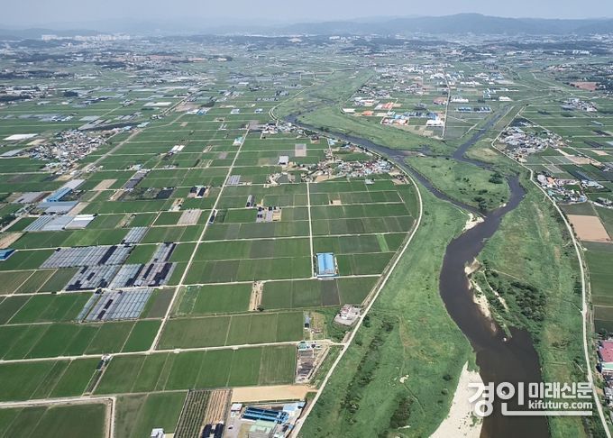 유천정수장 주변 상수원보호구역 전경. <사진=안성시>