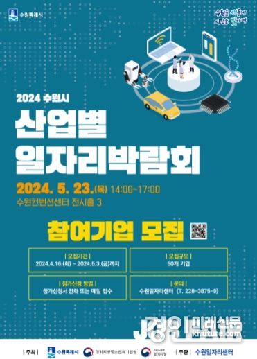 수원시 산업별 일자리박람회 홍보물. <사진=수원시>