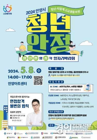 청년 및 직업계 고교생 위한 ‘청년 안양정착 일자리 박람회’ 안내문. <사진=안양시>