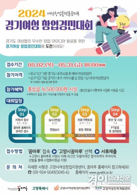 경기여성 창업경진대회 안내문. <사진=고양시>