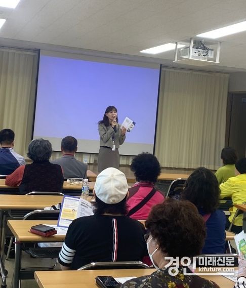 평택시가 신규 기초수급자를 대상으로 부정수급 근절 예방 교육을 실시하고 있다. <사진=평택시>