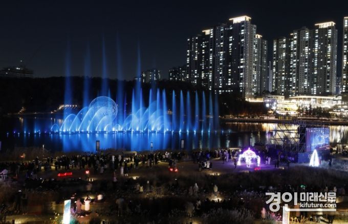 2023년 백만화성축제에서 펼쳐진 루나쇼 모습. <사진=화성시>